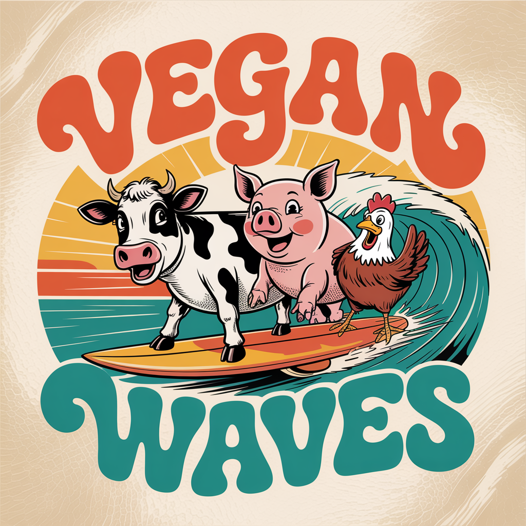 Vintage Surf Poster — 18×24
